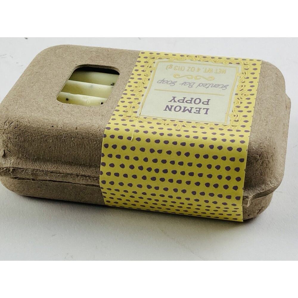 CST Fall River Bath Bar Soap Lemon Poppy 4 oz Cruelty Free USA Silky Lather Exfo - Picture 6 of 7